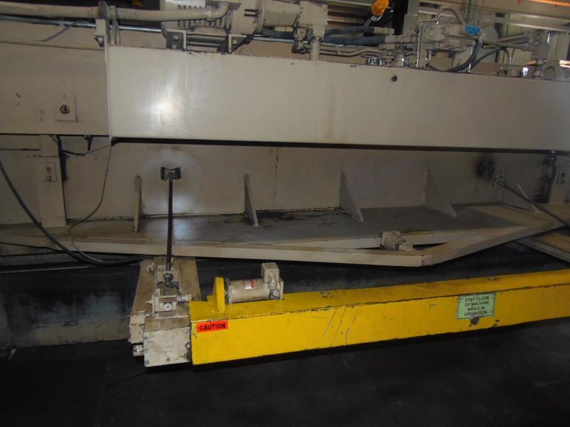 1/4" X 14' STANDARD HYDRAULIC SHEAR AS250-14, NEW 1993, FRONT OPERATED POWER BACK GAUGE, FLUSH F
