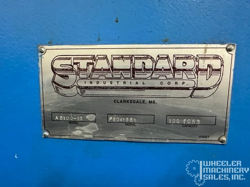 Standard AB100-12 Hydraulic Press Brake #7563 #2