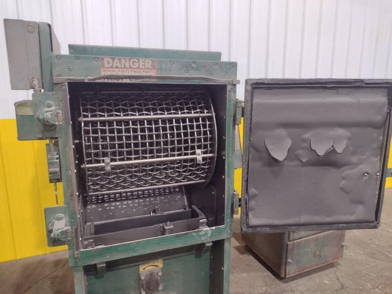 5.2 CU FT WALKER PEENIMPAC MODEL #S-5.2 ROTARY BASKET SHOT BLAST MACHINE: STOCK 17426