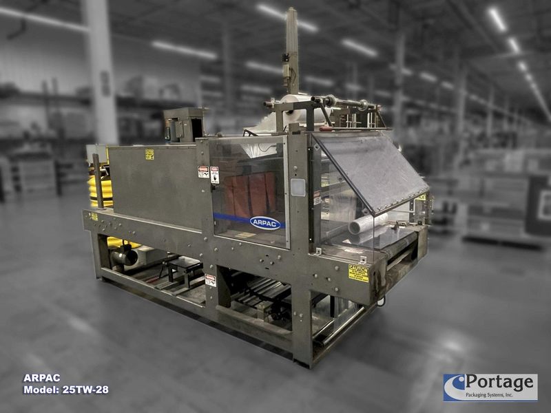 ARPAC Model: 25TW-28 Intermittent Motion Tray Wrapper