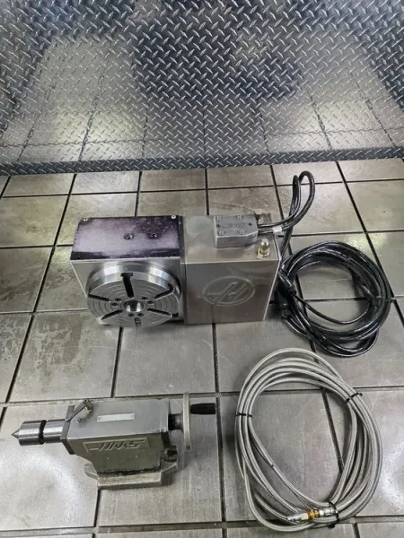 HAAS HRT-210 8.3” CNC Rotary Table 4th Axis Type & 6" Tailstock USA #8129