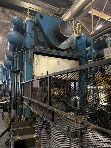 1000 ton Verson S4-1000-120-72t Used Straight Side Mechanical Metal Stamping Press For Sale, (3)