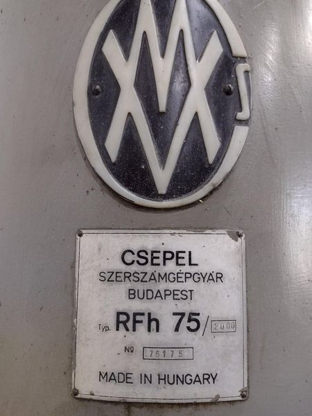 7' X 16" CSEPEL MODEL #RFH75/2000 RADIAL ARM DRILL: STOCK #19198