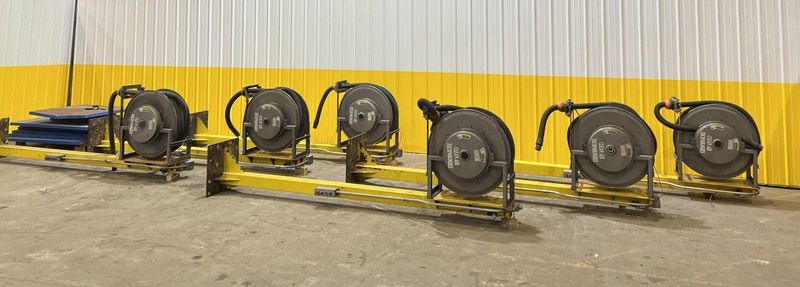 40 HP x 4 STATION CLEAN AIR TECHNOLOGIES / EUROVAC INDUSTRIAL TRANSIT & BUS CENTRAL VACUUM SYSTE