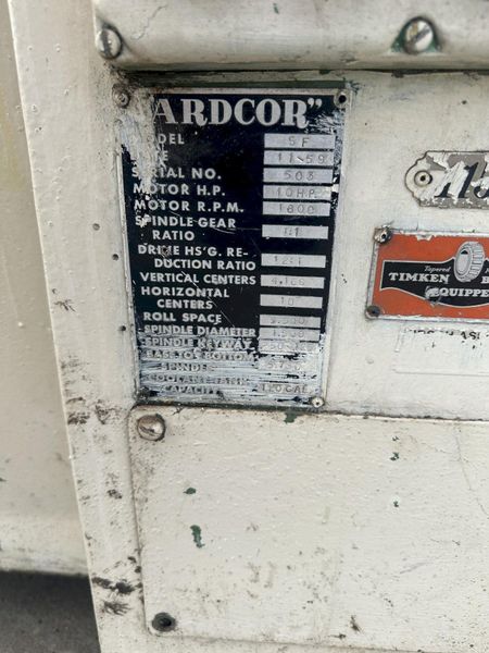 11 STAND X 1-1/2" ARDCOR ROLLFORMER: STOCK #78003
