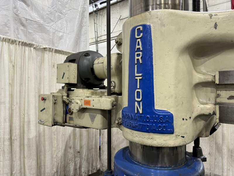 5' X 17" CARLTON RADIAL ARM DRILL: STOCK #77676
