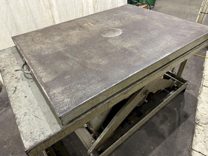 36" X 60" HYDRAULIC SCISSOR LIFT TABLE: STOCK #77619