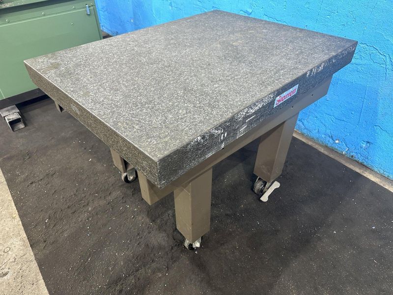 3' X 4' Starrett Granite surface Plate: STOCK #77349