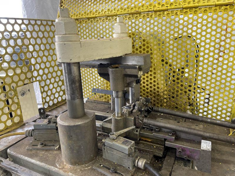18 TON TISHKEN CUTOFF PRESS: STOCK #76598
