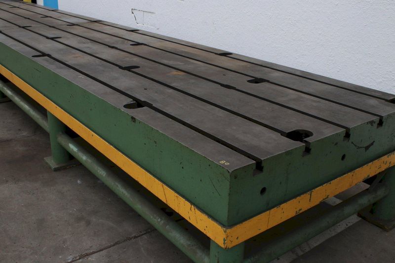 57" X 25' T SLOTTED TABLE ON STAND: STOCK #76549