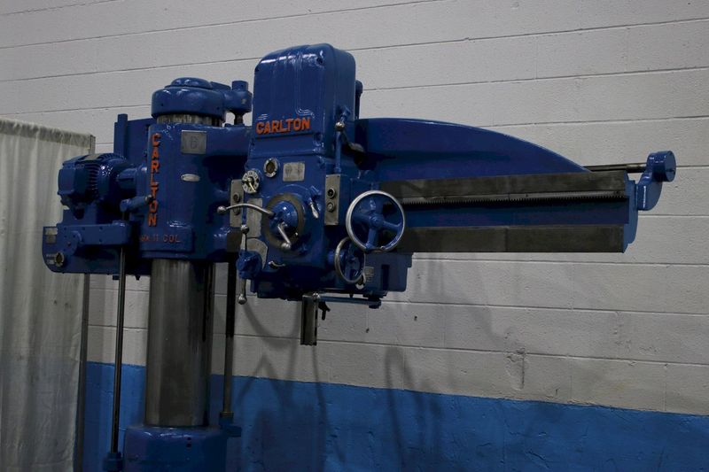 5' X 11" CARLTON RADIAL ARM DRILL: STOCK #76152