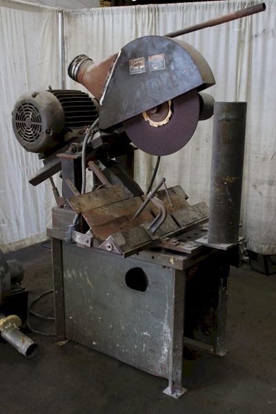 26" WALLACE SPEEDY CUT ABRASIVE CUT OFF SAW: STOCK #75923