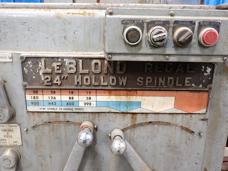 LEBLOND ENGINE LATHE: STOCK #75463