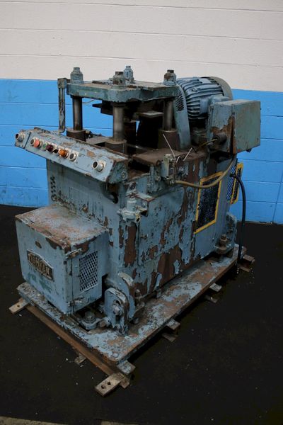 25 TON TISHKEN MODEL# CO-8-12-25 4 POST CUTOFF PRESS: STOCK #74367