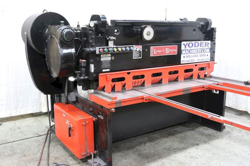 6' X 1/4" LODGE & SHIPLEY POWER SQUARING SHEAR: STOCK #74175