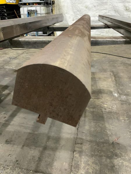 8' X 4" RADIUS PRESS BRAKE DIE: STOCK # 73079