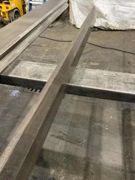 96" X 2" 90 DEGREE MALE PRESS BRAKE DIE: STOCK # 73077