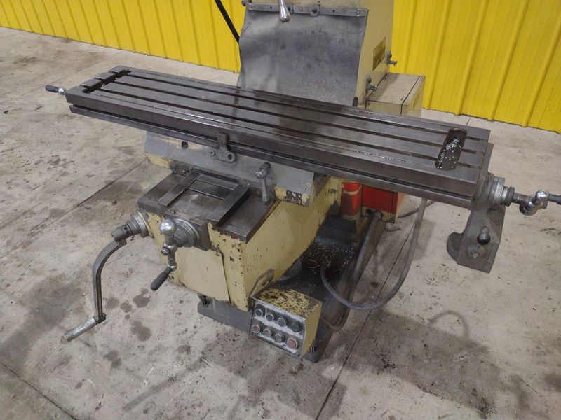 3 HP MICROCUT MODEL #1050 VERTICAL RAM KNEE MILL: STOCK #21730
