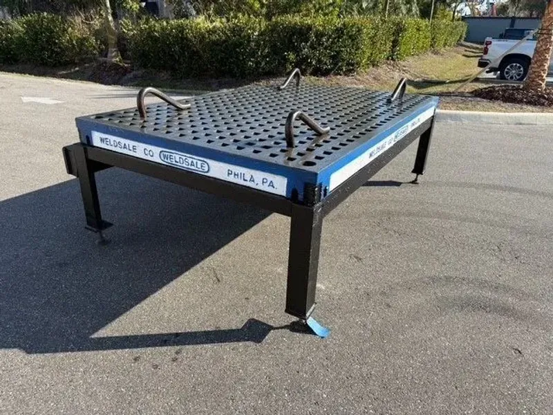 WELDSALE 5’ x 8’ Welding Table Platen Acorn Type USA #8146