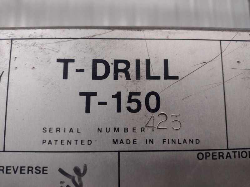 6-3/4" T-DRILL MODEL #T-150 PIPE COLLARING MACHINE: STOCK #15865