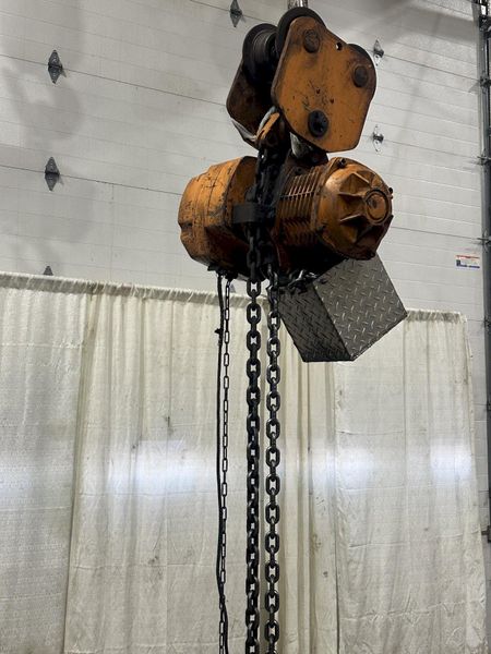 5 TON HARRINGTON ELECTRIC CHAIN-HOIST: STOCK #77409