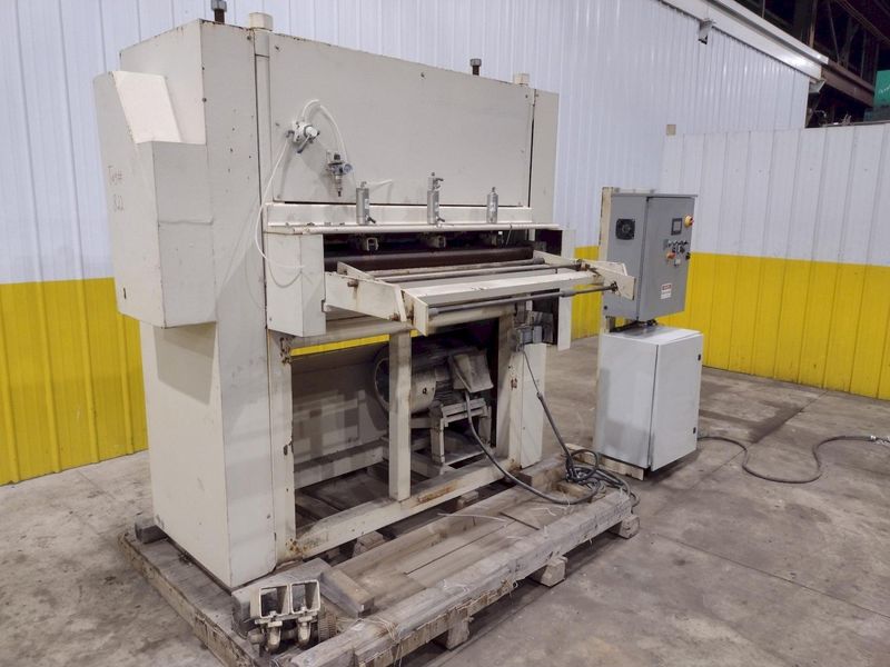 48” WIDE x 30 HP MECHANICAL IN-LINE COIL PRESS & SHEAR WITH PLC VARIABLE SPEED DRIVE: STOCK #229