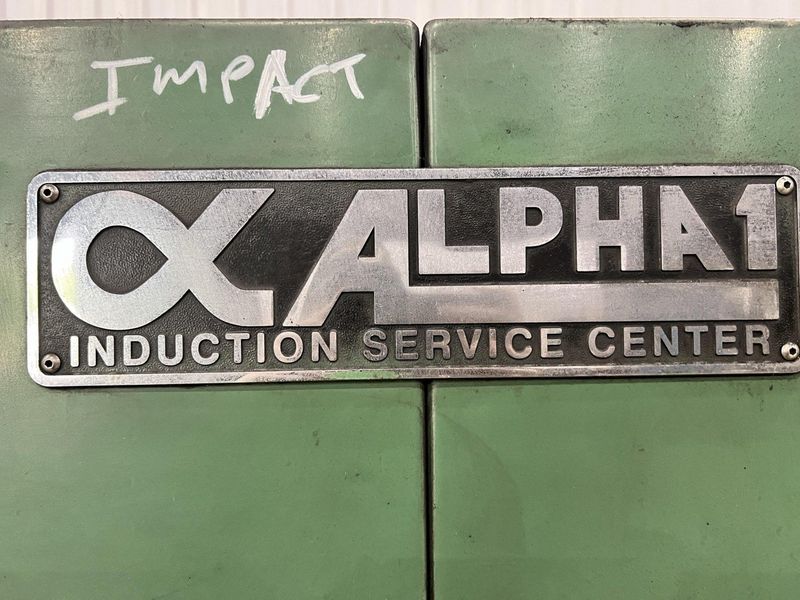 550 kW ALPHA-1 INDUCTION HEAT POWER SOURCE, COIL MODULE STATION & CONTROLS: STOCK #19947