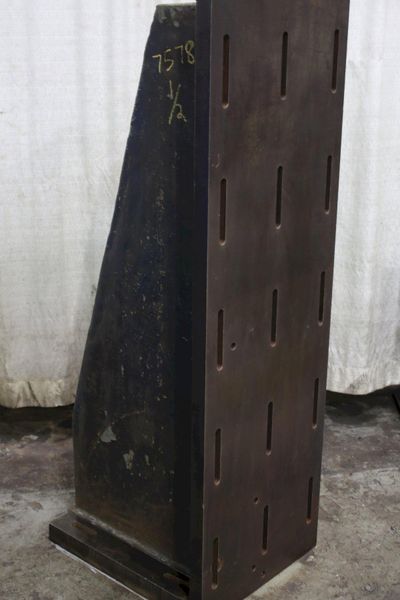 1 SET OF 20" X 63" CUSTOM SLOTTED ANGLE PLATES: STOCK #75783