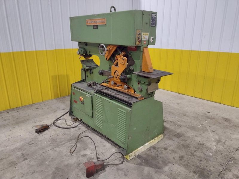 66 TON PEDDINGHAUS MODEL #66/110 PEDDIMASTER HYDRAULIC IRONWORKER: STOCK #22239