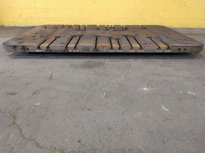 96" X 60" T-SLOTTED BOLSTER PLATE / LAYOUT SURFACE PLATE: STOCK #12680
