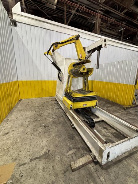 15,000 LBS X 24" COE MODEL #CPR-PO-15024  COIL REEL UNCOILER W/ COIL CAR: STOCK #23435