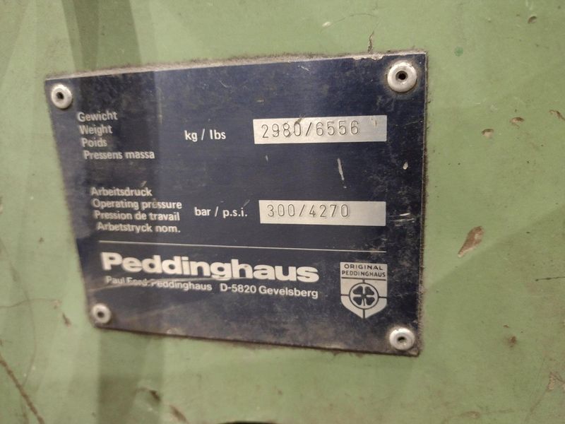 110 TON PEDDINGHAUS "PEDDIWORKER" 1100G HYDRAULIC IRONWORKER: STOCK #22724