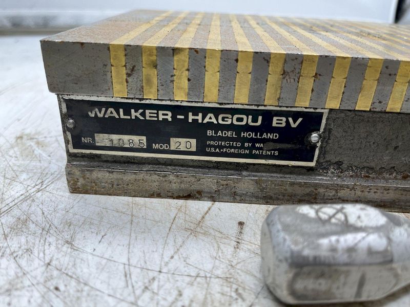 18" x 6" WALKER HAGOU BV MODEL 20 NR. 1085 MAGNETIC GRINDING CHUCK: STOCK #16298