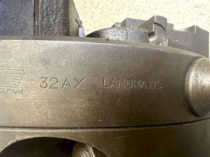 4" LANDIS MODEL #32AX LANDIMATIC THREADING DIE HEAD: STOCK #18236