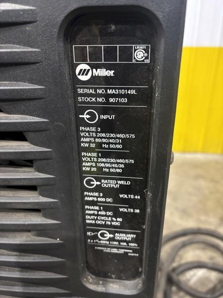 MILLER MAXSTAR 700 TIG WELDER: STOCK #22596