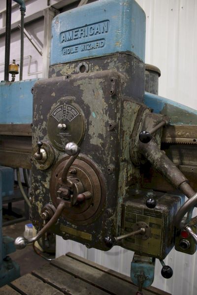 4' X 11" AMERICAN RADIAL ARM DRILL: STOCK #71937