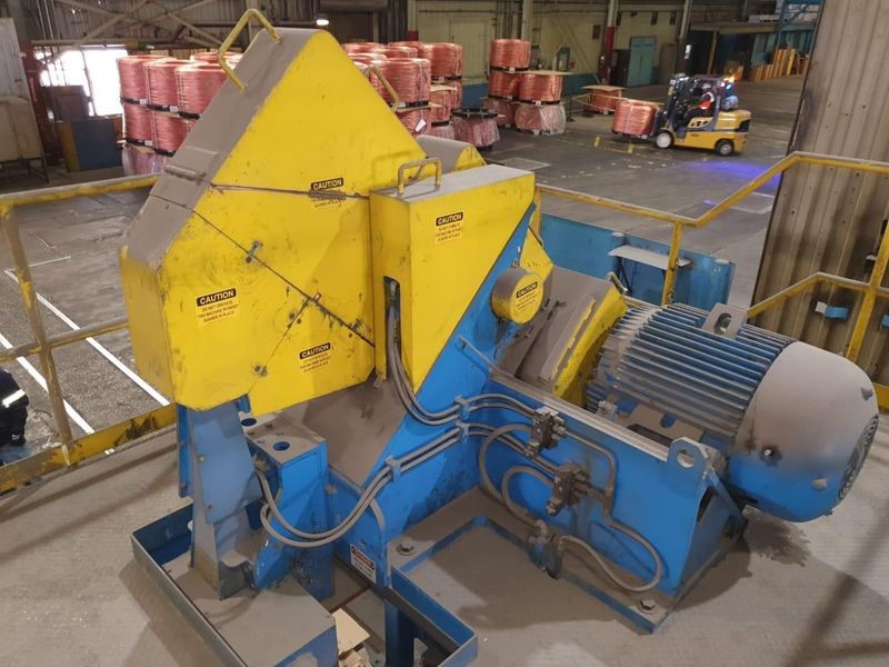 5/16" BUTECH MODEL SK135-SP HIGH SPEED COPPER COIL SCRAP CHOPPER PROCESSING SYSTEM: STOCK #13131