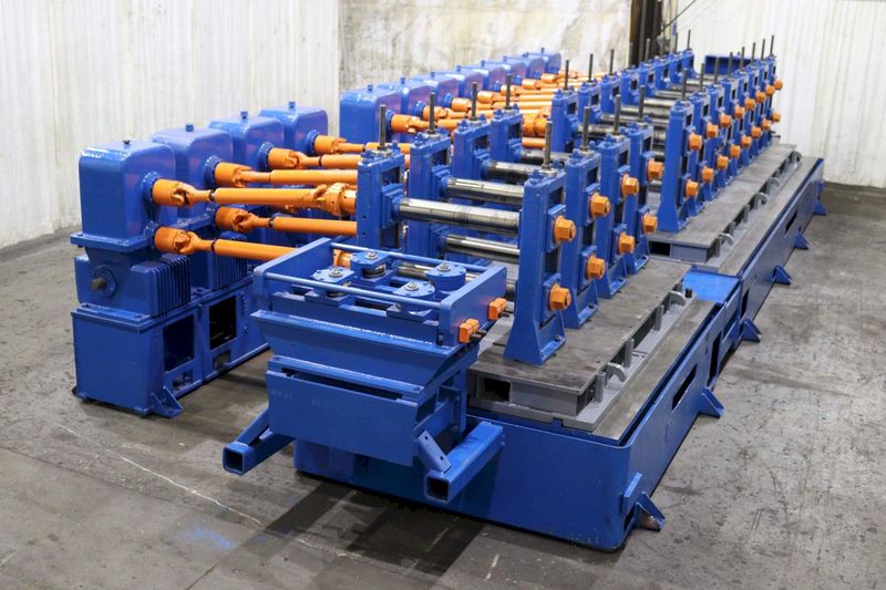 12 STAND X 4-1/2" X 32" YODER W35 RAFTED ROLLFORMER LINE: STOCK #10523