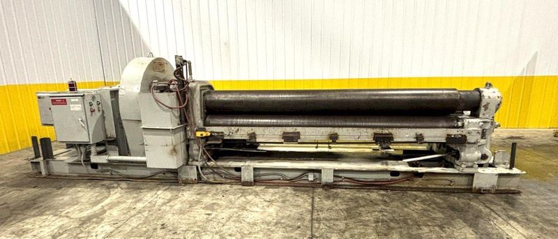 10' X 1/2" WEBB MODEL #9L-1210 3-ROLL INITIAL PINCH PLATE BENDING ROLL: STOCK #22525