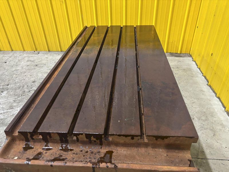 32" X 64" T SLOTTED STEEL DRILL BOX SETUP TABLE: STOCK #23229