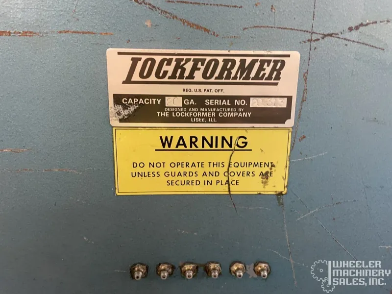 LOCKFORMER ROLLFORMER 20 GA. #8010 #1