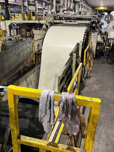 72" x 0.135" x 40,000# B & K Cut To Length Line