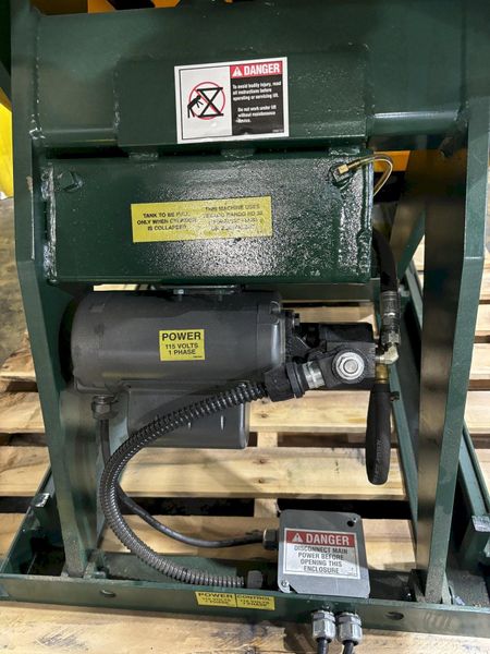 2500 LBS X 48" X 44" SOUTHWORTH MODEL #LS2.5-36 BACKSAVER  HYDRAULIC SCISSOR LIFT & TURN TABLE,