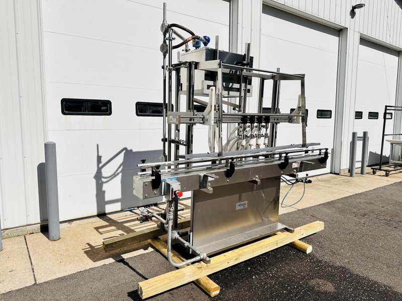 Cozzoli IFLM Four Headed Filler ||  Inline Fill-To-Level  ||  Manual Filler