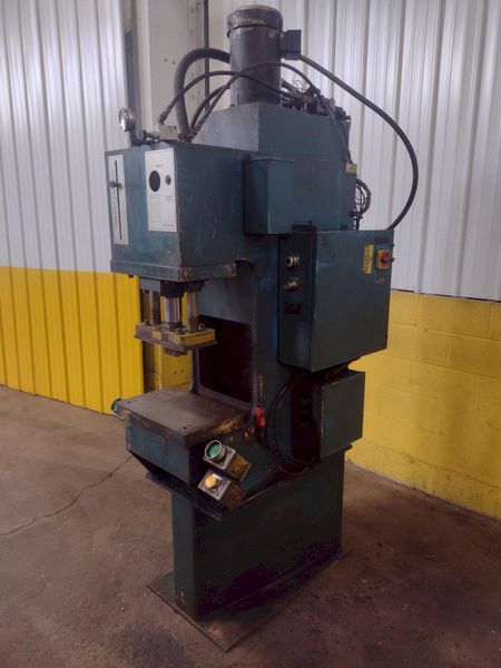 10 TON GREENERD MODEL #HPB-10 HYDRAULIC C-FRAME PRESS, 8" STROKE: STOCK #16266
