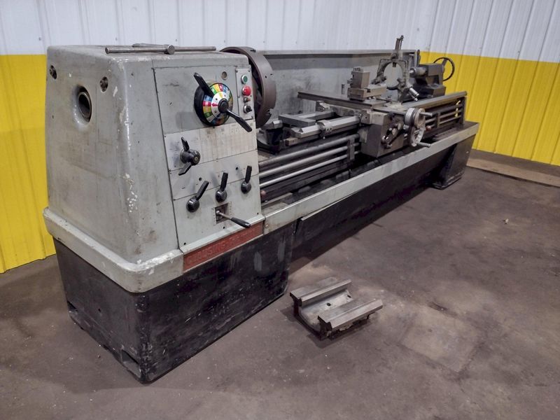 17" x 108" CLAUSING COLCHESTER MODEL #17 ENGINE LATHE, 3.25" HOLE: STOCK #22567
