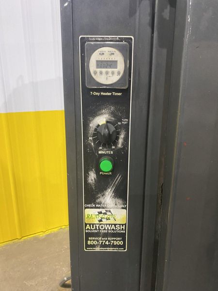 30" X 48" RENEGADE MODEL #FL9000 3048 AUTOWASH ROTARY TABLE HEATED PARTS WASHER : STOCK #19875