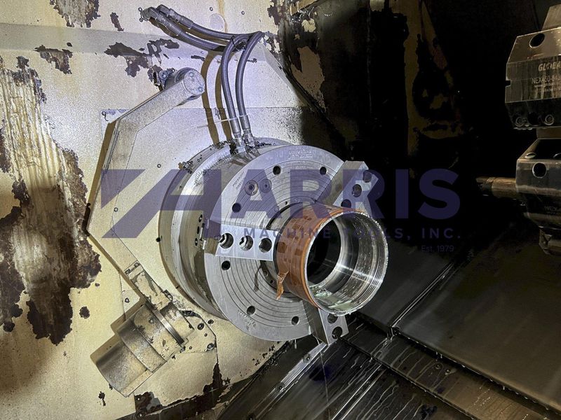 MAZAK QUICK TURN NEXUS 450, MODEL QTN 450-II CNC LATHE WITH 120" CENTERS AND 7" BAR CAPACITY