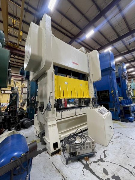 500 ton Bliss SC2-500-108-54 Used Straight Side Mechanical Metal Stamping "Link Drive" Press, Ye