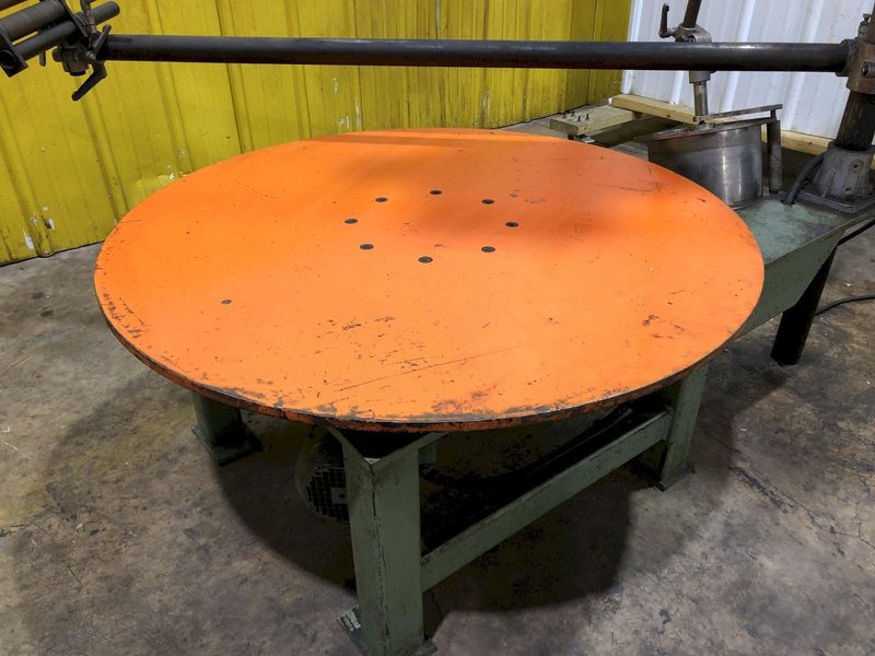 3,500 LB X 40" DYNAMIC FEEDS MODEL #PH-1000 MOTORIZED PALLET TYPE HORIZONTAL COIL REEL DECOILER: